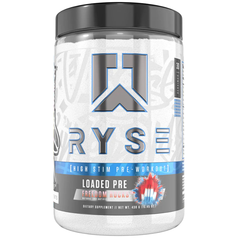 Ryse Loaded Pre-Workout - 30 Servings Freedom Rocks - Pre-Workout - Hyperforme.com