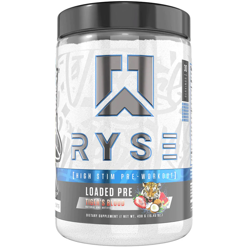 Ryse Loaded Pre-Workout - 30 Servings Tiger's Blood - Pre-Workout - Hyperforme.com