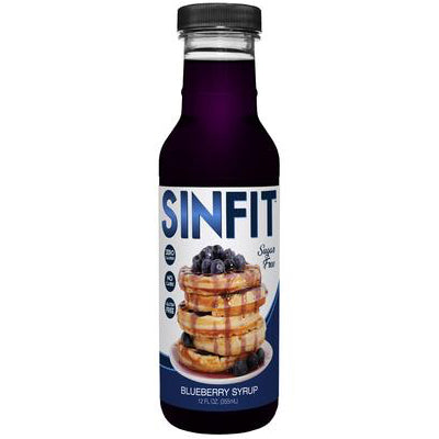 Sinfit Sugar Free Syrup - 355ml Blueberry - Flavors & Spices - Hyperforme.com