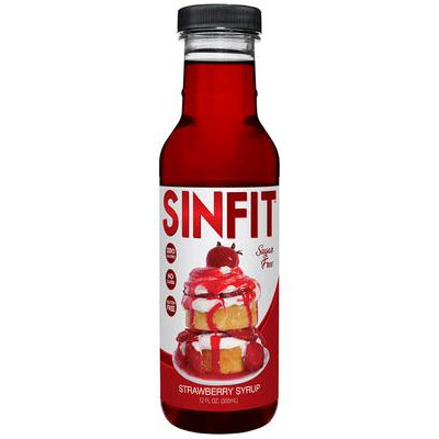 Sinfit Sugar Free Syrup - 355ml Strawberry - Flavors & Spices - Hyperforme.com