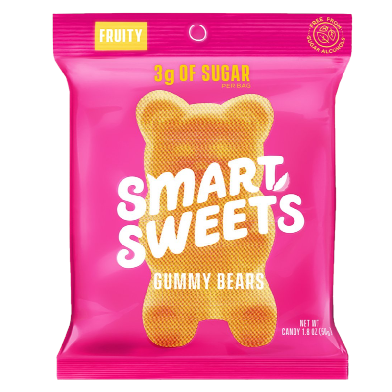 Smart Sweets - 1 Bag Fruity Gummy Bear - Snacks - Hyperforme.com