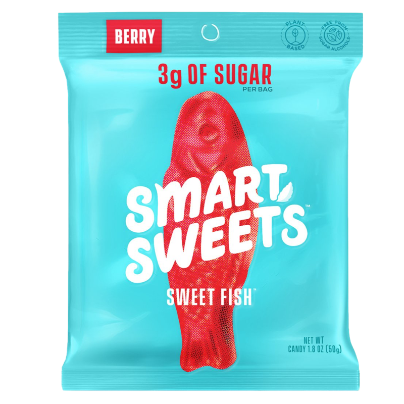 Smart Sweets - 1 Bag Sweet Fish *Plant-Based - Snacks - Hyperforme.com