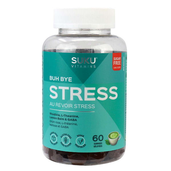 Suku Buh Bye Stress - 60 Gummies - Stress Aid Supplements - Hyperforme.com