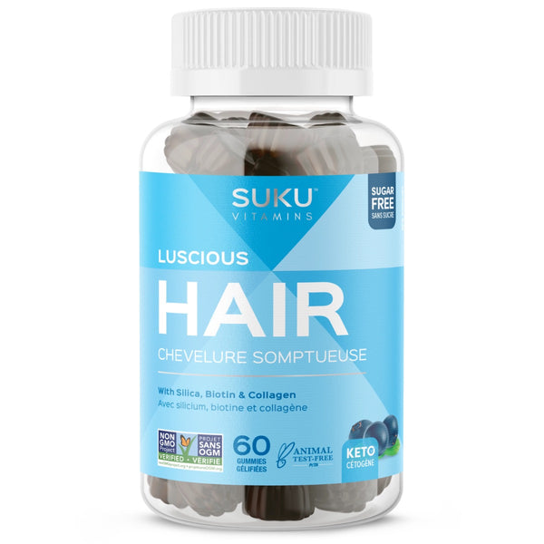 Suku Luscious Hair - 60 Gummies - Vitamins and Minerals Supplements - Hyperforme.com