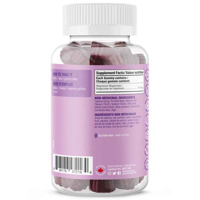 Suku Mega Magnesium - 60 Gummies - Vitamins and Minerals Supplements - Hyperforme.com