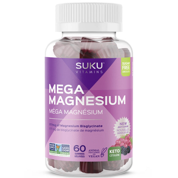 Suku Mega Magnesium - 60 Gummies - Vitamins and Minerals Supplements - Hyperforme.com