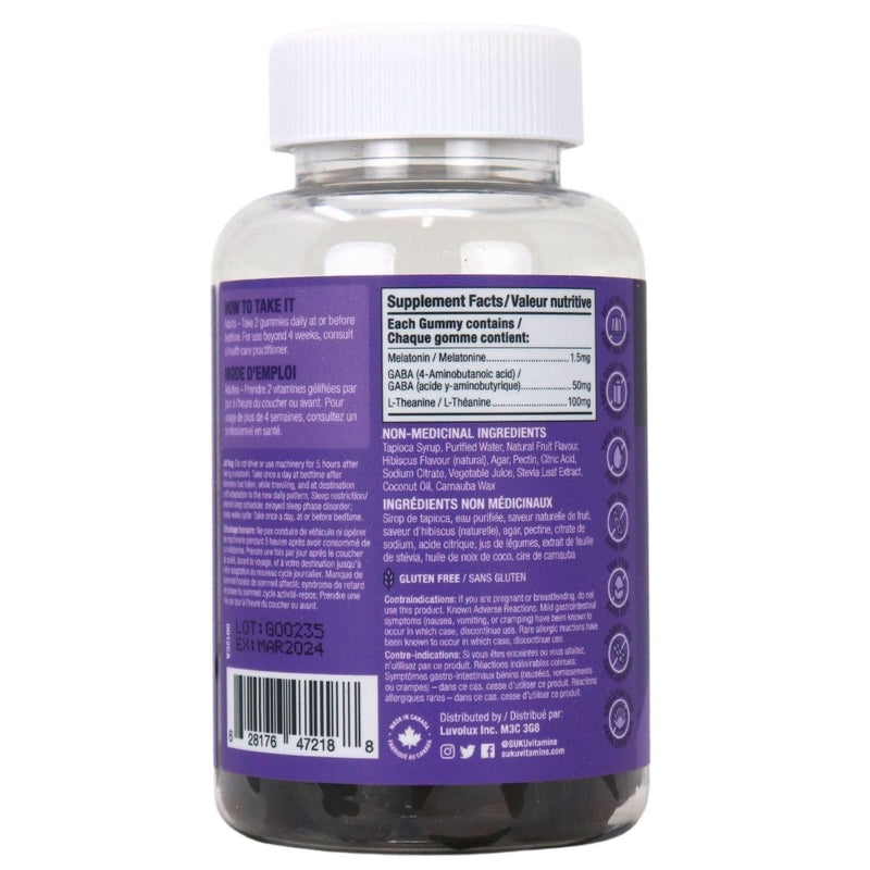 Suku Restful Sleep - 60 Gummies - Sleep Aid Supplements - Hyperforme.com