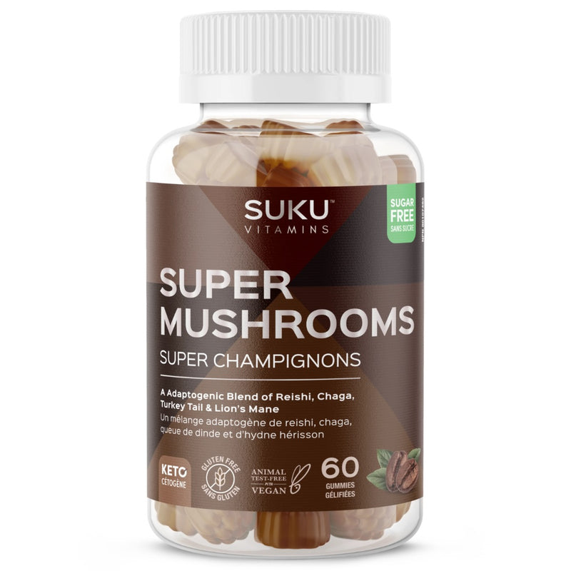 Suku Super Mushrooms - 60 Gummies - Antioxidant Supplements - Hyperforme.com