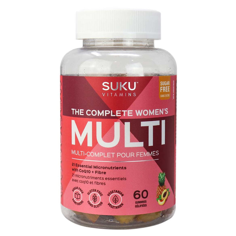 Suku The Complete Womens Multi - 60 Gummies - Vitamins and Minerals Supplements - Hyperforme.com