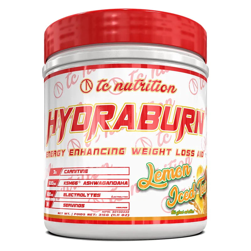 TC Nutrition Hydraburn - 30 Servings Lemon Iced Tea - Pre-Workout - Hyperforme.com
