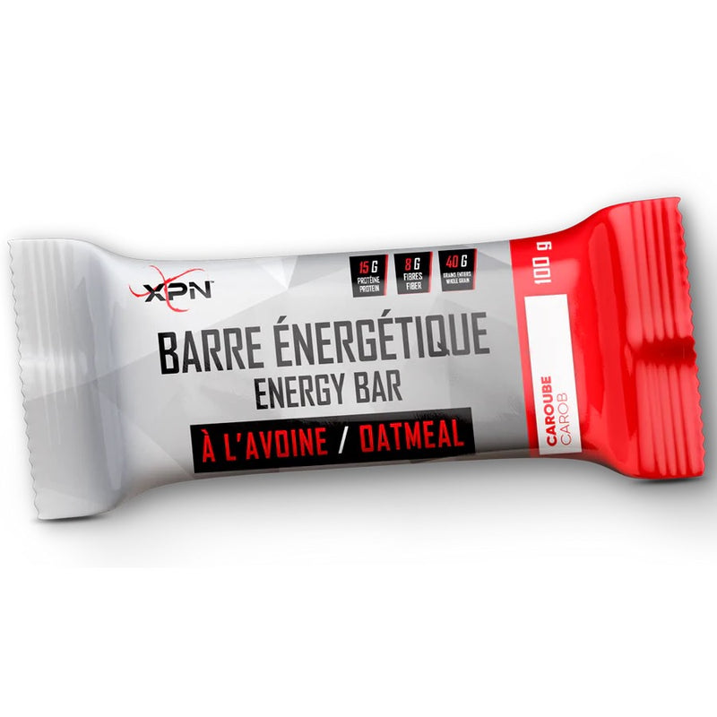 XPN Oatmeal Energy Bar - 1 Bar Carob - Protein Bars - Hyperforme.com