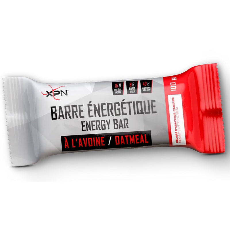 XPN Oatmeal Energy Bar - 15 Bars Peanut Butter Carob - Protein Bars - Hyperforme.com