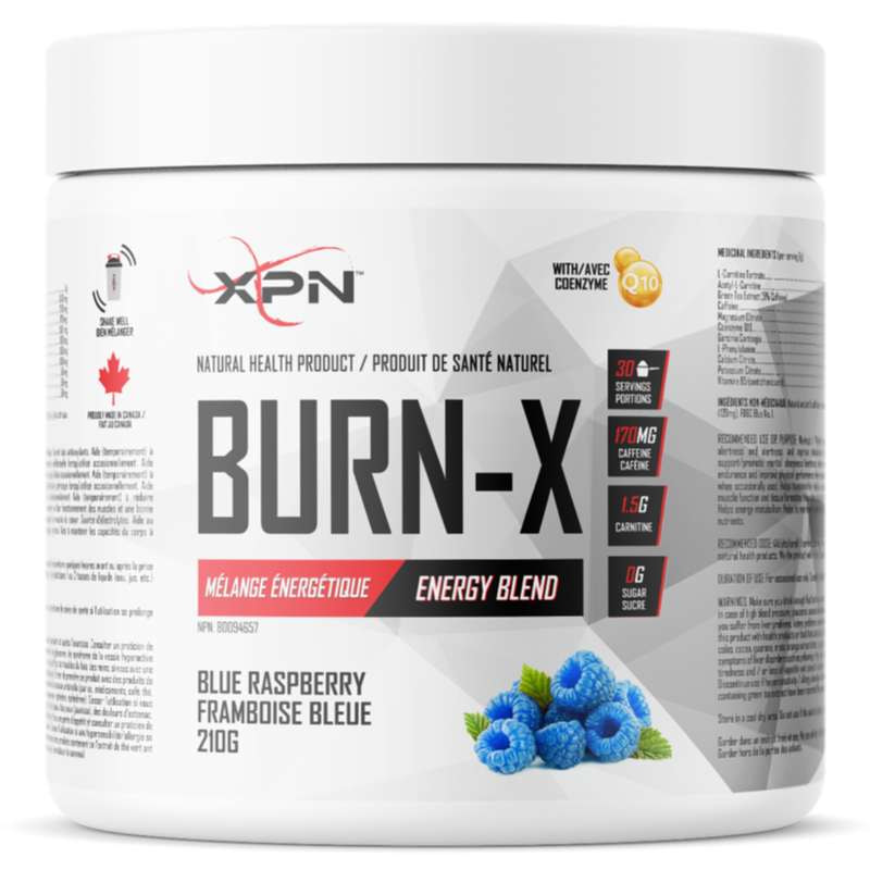 XPN Burn-X - 30 Servings Blue Raspberry - Energy Burner - Hyperforme.com