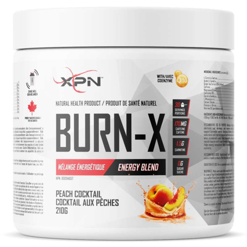 XPN Burn-X - 30 Servings Peach cocktail - Energy Burner - Hyperforme.com