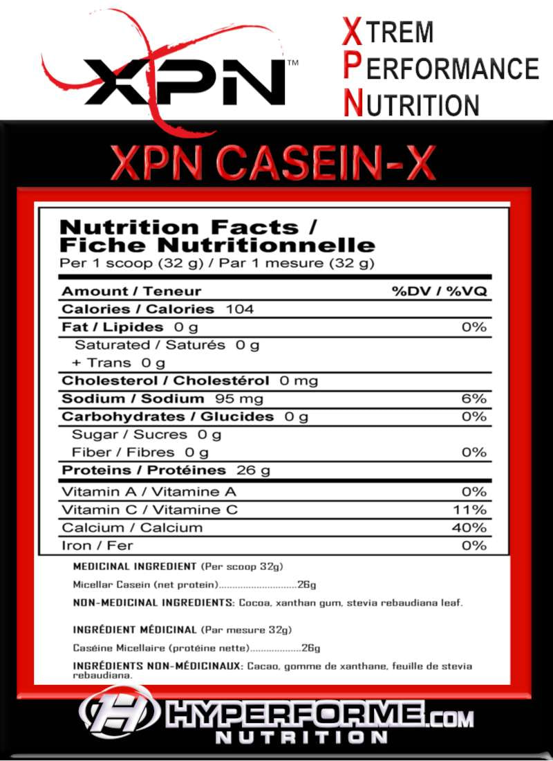 XPN Casein-X - 2lb - Protein Powder (Casein) - Hyperforme.com
