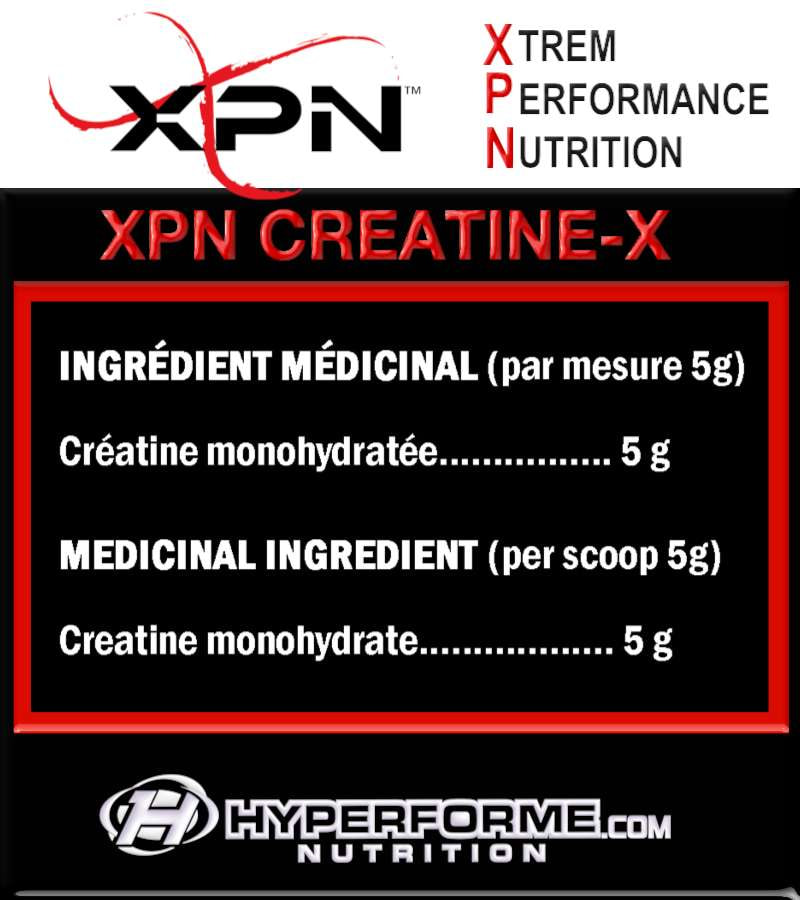 XPN Creatine-X - 500g - Creatine - Hyperforme.com