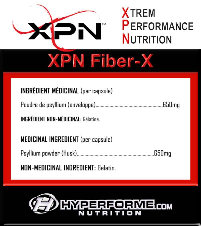 XPN Fiber-X - 180 Caps - Digestion Supplements - Hyperforme.com