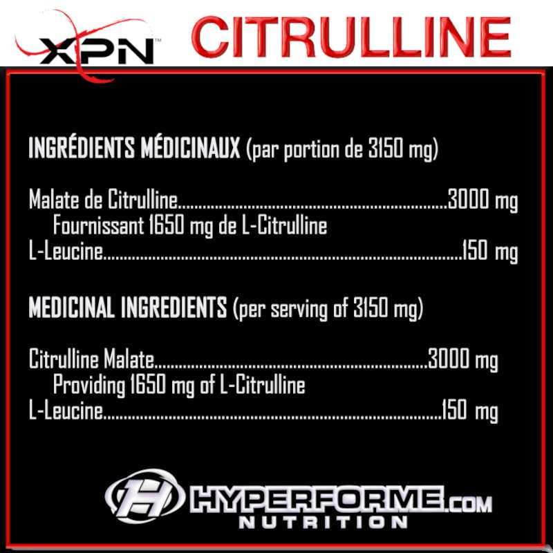 XPN L-Citrulline - 300g - Amino Acids - Hyperforme.com