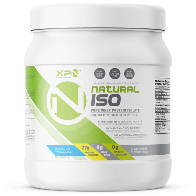 XPN Natural Isolate Protein - 1lb Vanilla - Protein Powder (Whey Isolate) - Hyperforme.com