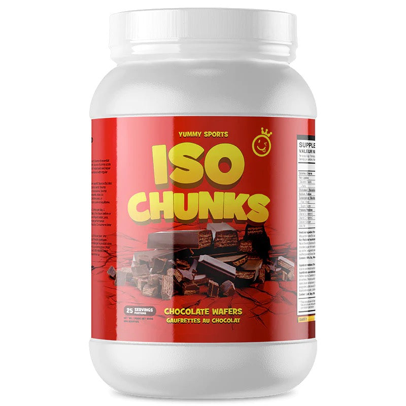 Yummy Sports Iso Chunks - 800g Chocolate Wafers - Protein Powder (Whey Isolate) - Hyperforme.com