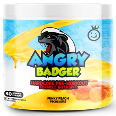Yummy Sport Angry Badger - 40 Servings Funky Peach - Pre-Workout - Hyperforme.com