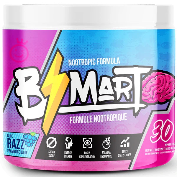 Yummy Sports B Smart - 30 Servings Blue Raspberry - Brain Supplements - Hyperforme.com