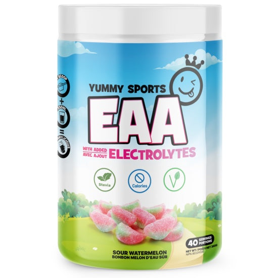 Yummy Sports EAA + Electrolytes- 40 Servings Sour Watermelon - EAA - Hyperforme.com