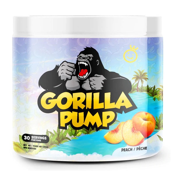 Yummy Sports Gorilla Pump - 30 Servings Peach - Nitric Oxide Supplements - Hyperforme.com