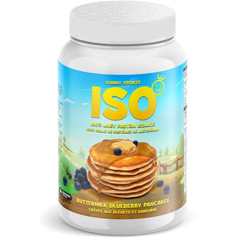 Yummy Sports Iso - 2lb Buttermilk Blueberry Pancake - Protein Powder (Whey Isolate) - Hyperforme.com