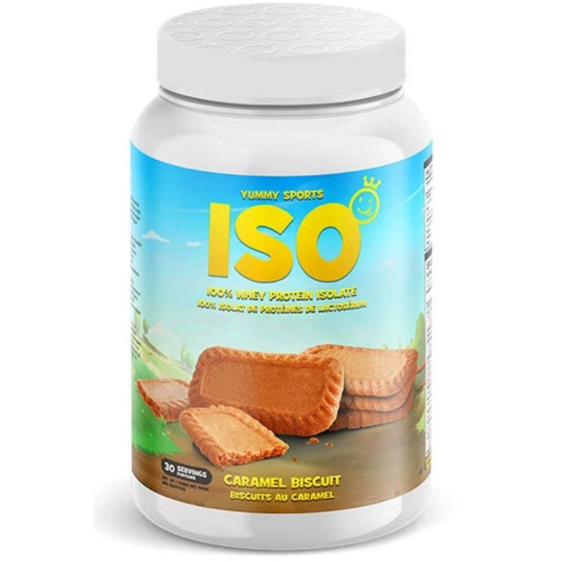 Yummy Sports Iso - 2lb Caramel Biscuit - Protein Powder (Whey Isolate) - Hyperforme.com