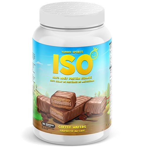 Yummy Sports Iso - 2lb Coffee Wafers - Protein Powder (Whey Isolate) - Hyperforme.com