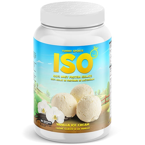 Yummy Sports Iso - 2lb Vanilla Ice Cream - Protein Powder (Whey Isolate) - Hyperforme.com