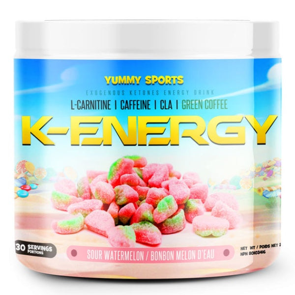Yummy Sports K-Energy - 210g Sour Watermelon - Energy Burner - Hyperforme.com