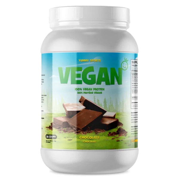 Yummy Sports Vegan Protein - 30 Servings Chocolate - Protein Powder (Vegan) - Hyperforme.com