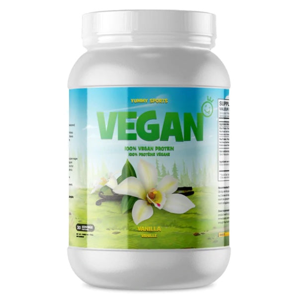 Yummy Sports Vegan Protein - 30 Servings Vanilla - Protein Powder (Vegan) - Hyperforme.com