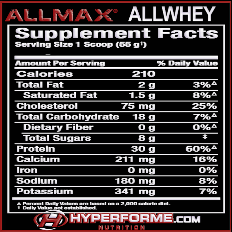 Allmax Allwhey Classic - 5lb - Protein Powder (Whey) - Hyperforme.com