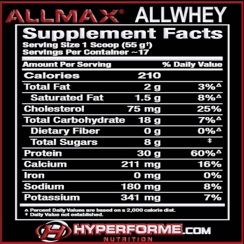 Allmax Allwhey Classic - 2lb - Protein Powder (Whey) - Hyperforme.com