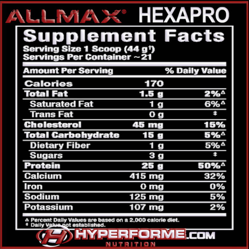 Allmax Hexapro - 2lb - Protein Powder (Blend) - Hyperforme.com
