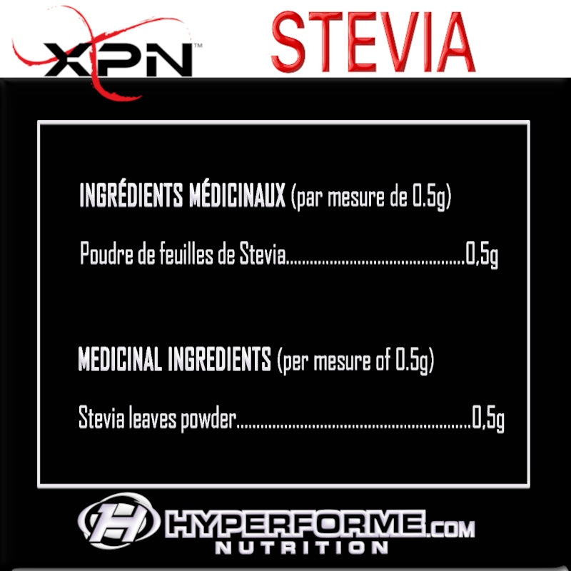 XPN Stevia - 60g - Flavors & Spices - Hyperforme.com
