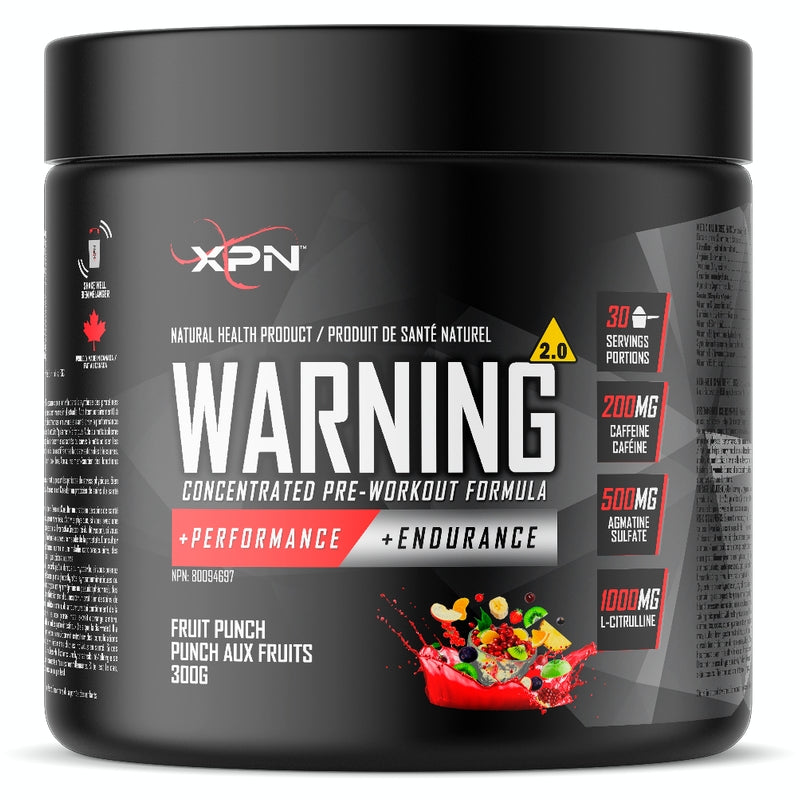 XPN Pre-Workout Warning 2.0 - 30 Servings Fruit Punch - Pre-Workout - Hyperforme.com