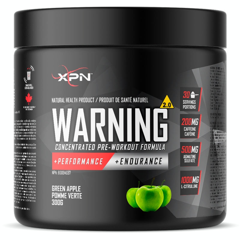 XPN Pre-Workout Warning 2.0 - 30 Servings Green Apple - Pre-Workout - Hyperforme.com